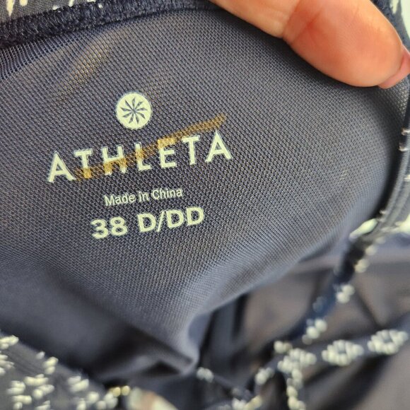 Athleta Taza Kaimana Tankini TOP Size 38D/DD Swim - Picture 9 of 11